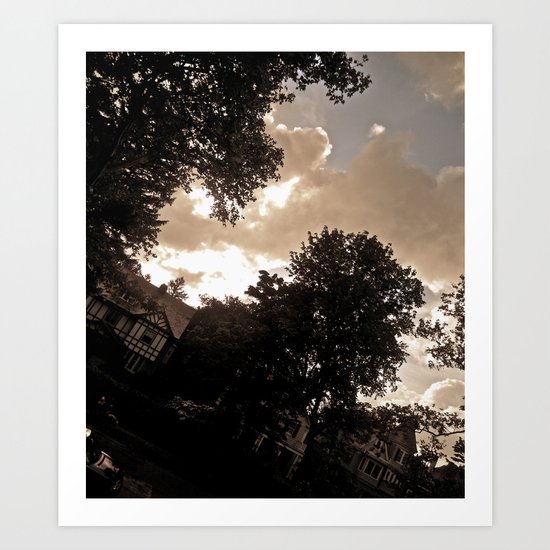 Diagonal Street? Art Print