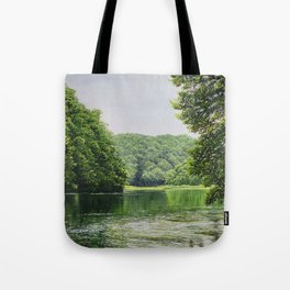 Serene lake Tote Bag