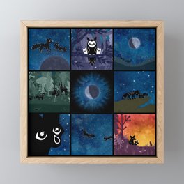 Scenes from "To the Moon and Back" Framed Mini Art Print