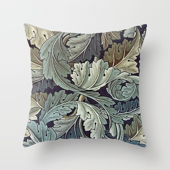 Acanthus William Morris Throw Pillow By Colorfuldesigns Society6