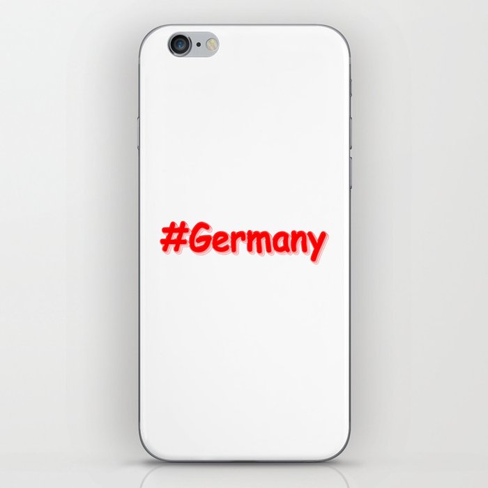 "#Germany" Cute Design. Buy Now iPhone Skin
