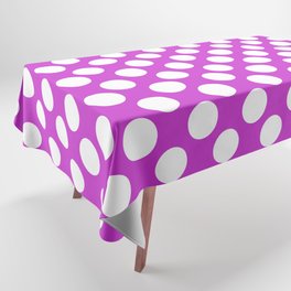 Steel Pink - polka 2 Tablecloth