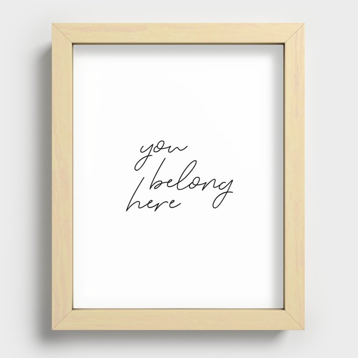 Recessed Framed Print