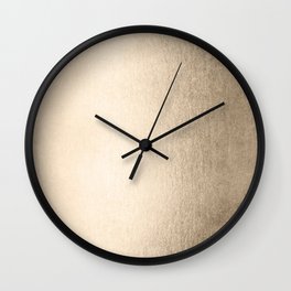 White Gold Sands Wall Clock