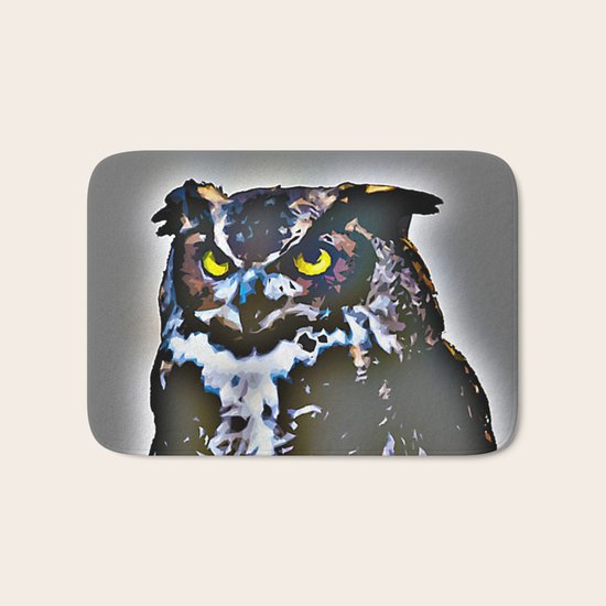 Owl Bath Mat