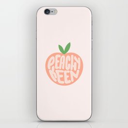 Peachy Keen iPhone Skin