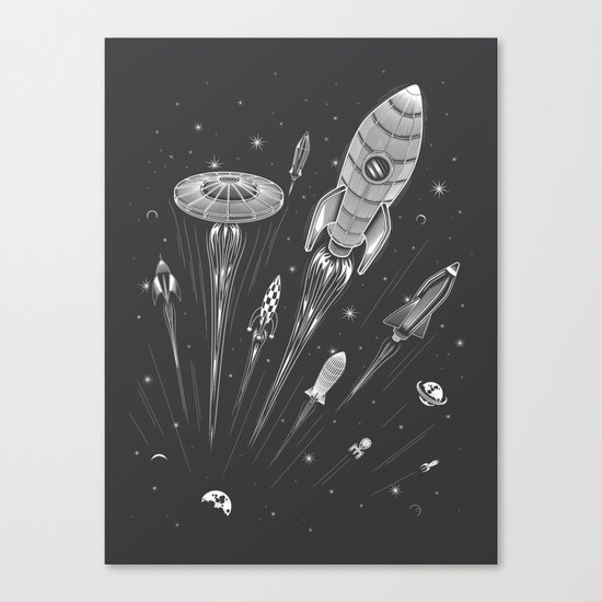 Space Race Canvas Print