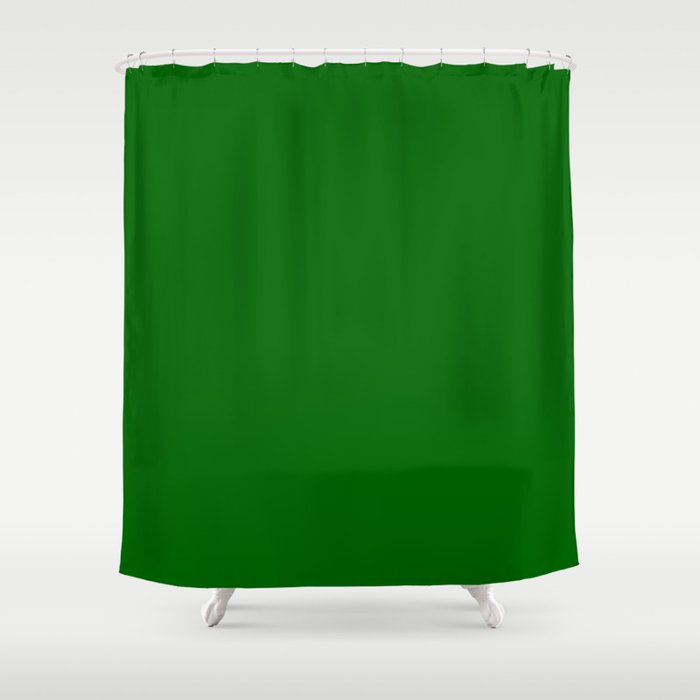 Dark Green Shower Curtain By, Dark Green Shower Curtain