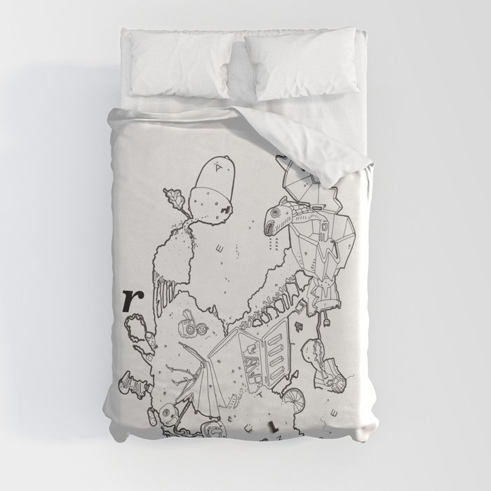 The story of an acrow Duvet Cover