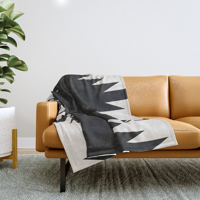 Charcoal throw deals blanket