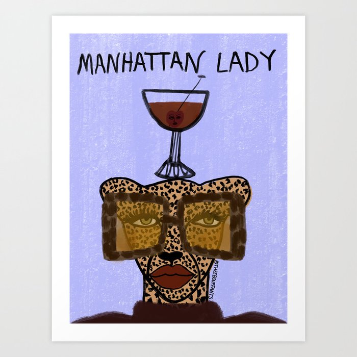 Manhattan Lady Art Print