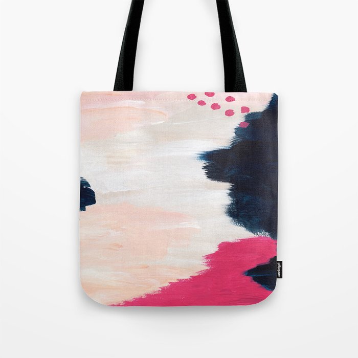 In the Sand Abstract Tote Bag