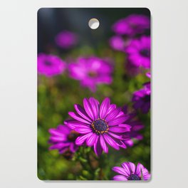Purple flowers Cutting Board