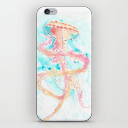 Watercolor Jellyfish iPhone Skin