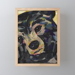 Black Bear Framed Mini Art Print