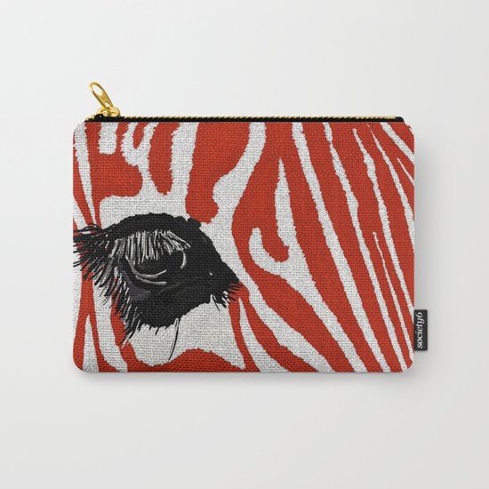 Zebra Carry-All Pouch