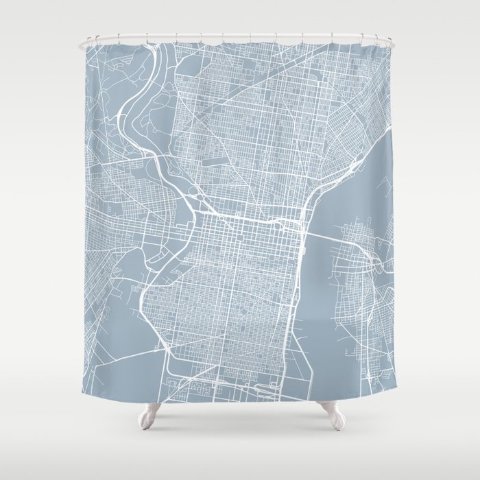 Philadelphia Map Usa Slate Shower Curtain By Mainstreetmapscolor Philadelphia Map Usa Slate Shower Curtain By Mainstreetmapscolor Society6