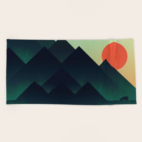 World to see Beach Towel