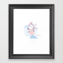 Cute Little Fairy Framed Art Print