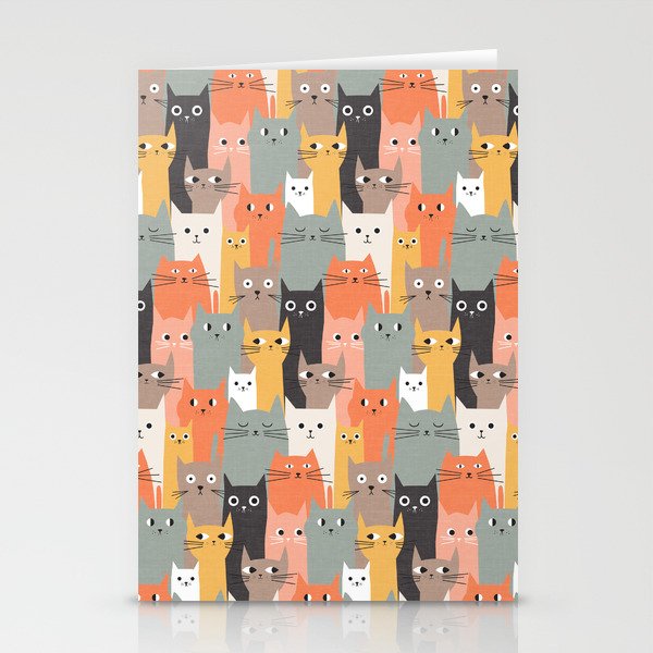 Silly Cats Stationery Cards
