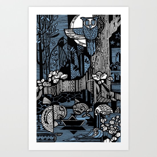 Night Art Print