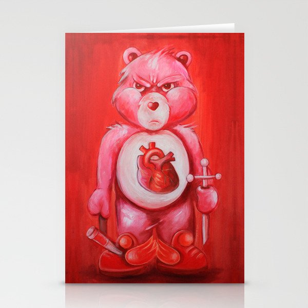 Naughty bear Stationery Cards