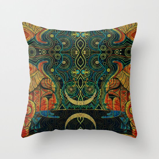 They Who Drink Chaos Throw Pillow