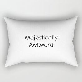 Majestically Awkward, Socially Awkward Geeky Rectangular Pillow