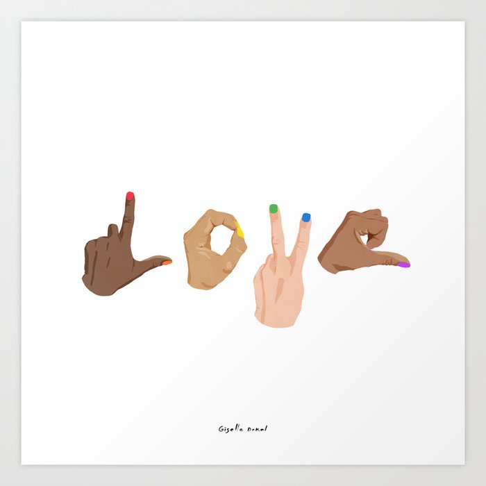 Pride Love Art Print