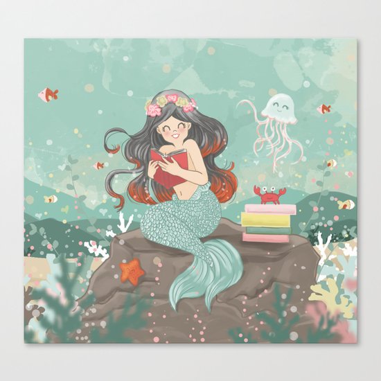 MERMAID PRINCESS Canvas Print