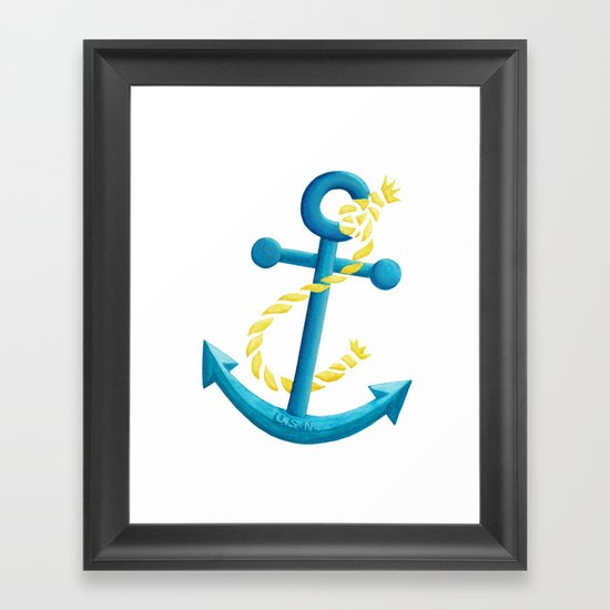 Anchor Framed Art Print