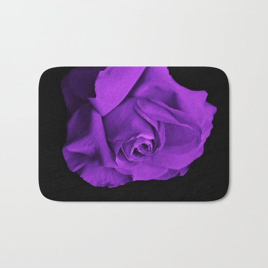 Rose violette purple Bath Mat