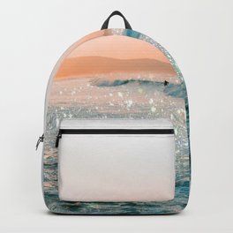 Glitter Sparkles Beach Surfer Backpack