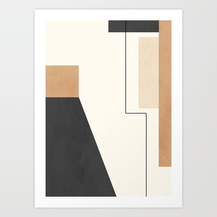 Geometric Abstract 81 Art Print