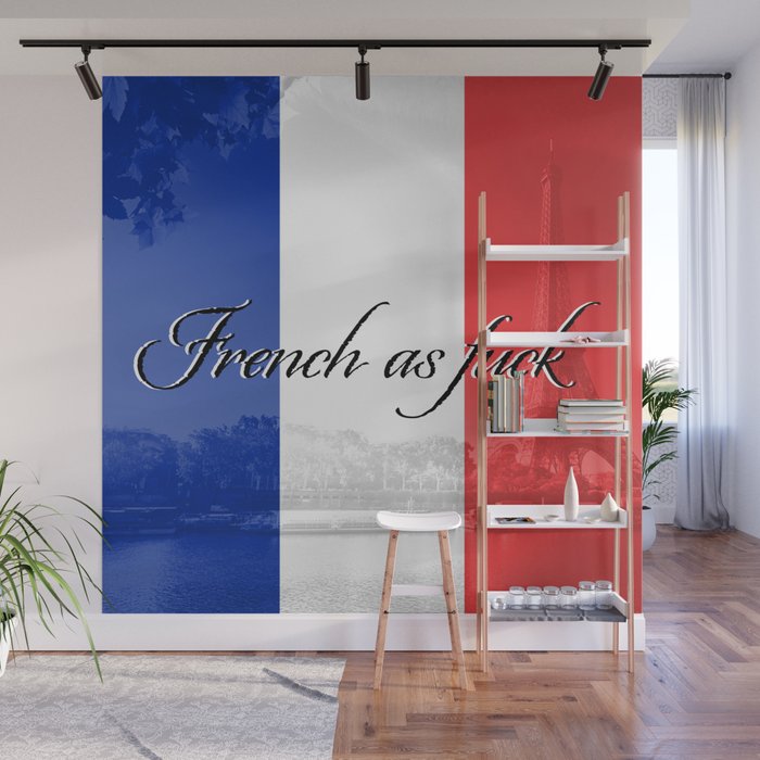 FRENCH AS FUCK Wall Mural