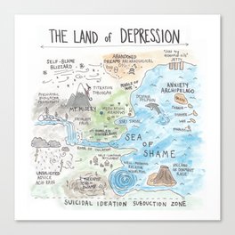 The Land of Depression Canvas Print
