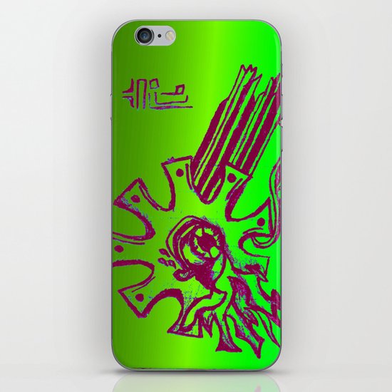 Simplistic Alien iPhone & iPod Skin