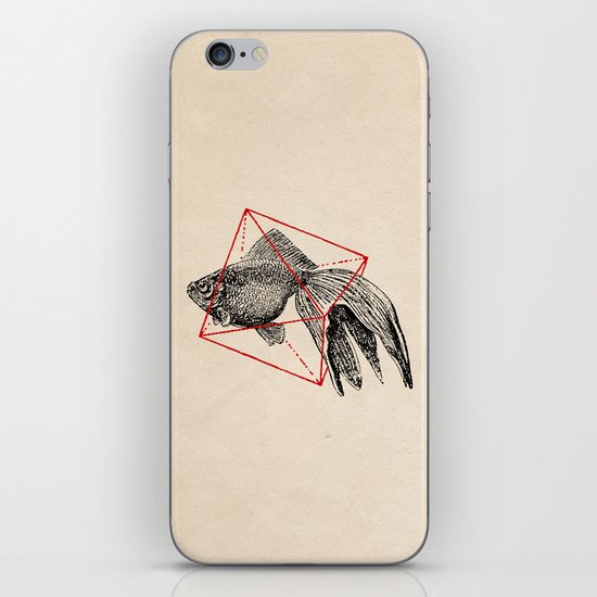 Fish In Geometrics III iPhone Skin