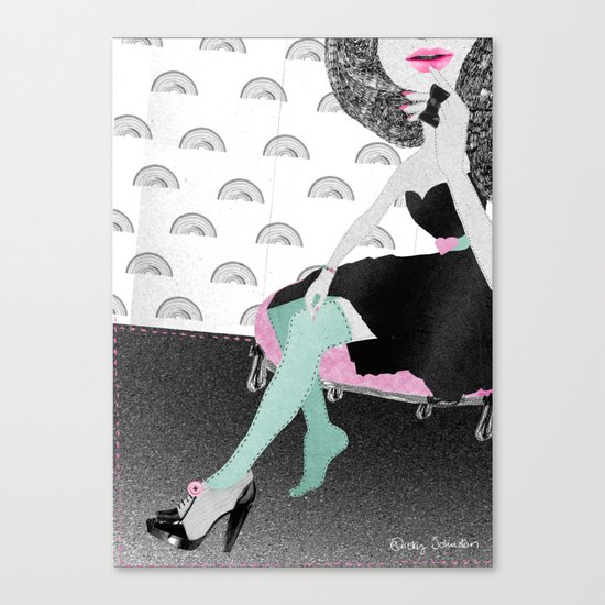 If the shoe fits... buy it in every colour II Canvas Print