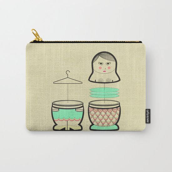 The mermaid who was tired of her tail ... Carry-All Pouch