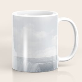 Surreal concept and creative solution metaphor as a business strategy to overcome an obstacle with 3D illustration elements.  Mug