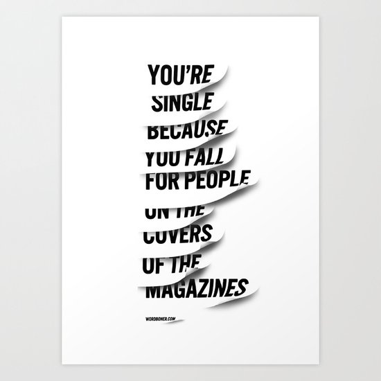 Single Art Print