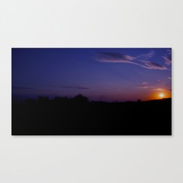 Amazing sunset Canvas Print