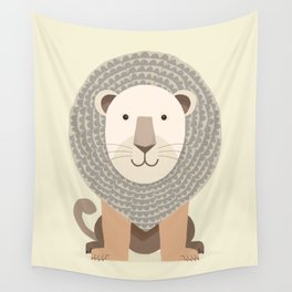Whimsical Lion Wall Tapestry