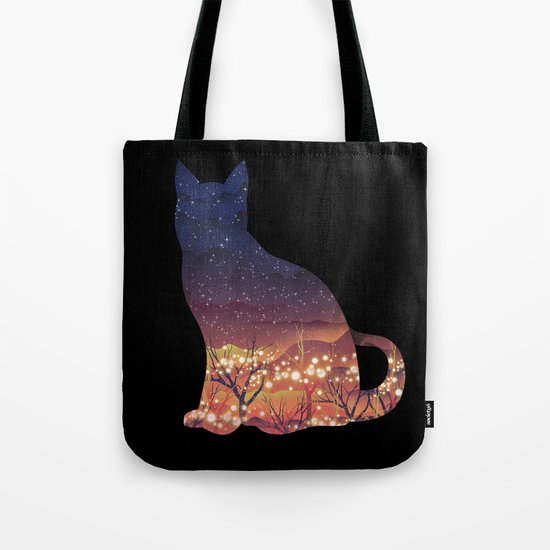 Space Cat Tote Bag