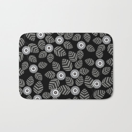 flower and leaf 28 Bath Mat