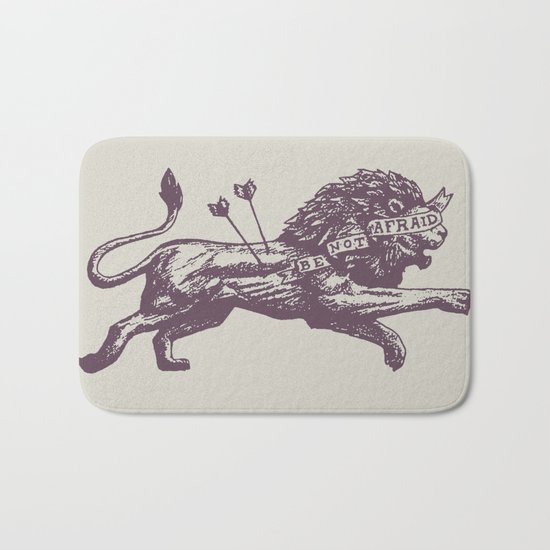 Be Not Afraid Bath Mat