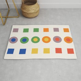 Chevreul Laws of Contrast of Colour, Plate VI, 1860, Remake Rug