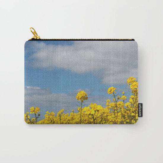 Rape yellow flowers Carry-All Pouch