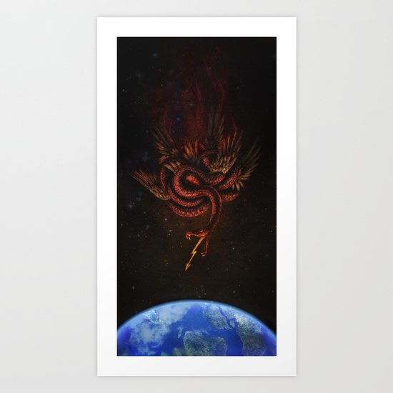 The Conqueror Wyrm Art Print